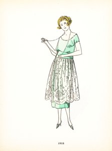 Damesmode, 1918