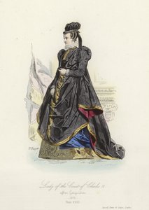 Dame van het hof van Karel IX van Frankrijk door French School