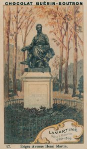 Lamartine, Dichter & Historicus, 1790-1869, Opgericht op Avenue Henri Martin door French School
