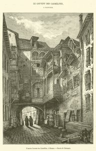 Het oude Karmelietenklooster, in Rennes