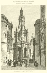 Lantaarn van het kasteel van Chambord door French School