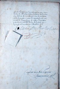 Laatste pagina van de statuten van de Franse Academie door French School