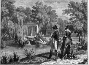 Laatste verblijf van Napoleon in het Malmaison-paleis - laatste bezoek van Napoleon en koningin Hortense aan La Malmaison, juni 1815 - in 