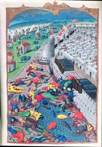 Lat 6067 Na Eervolle Overgave, uit Een Geschiedenis van het Beleg van Rhodos door Guillaume Caoursin, 1483 door French School