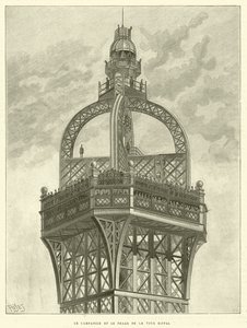 De Campanile en de Vuurtoren van de Eiffeltoren door French School