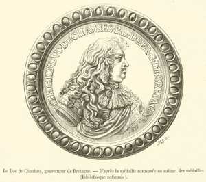 De hertog van Chaulnes, gouverneur van Bretagne