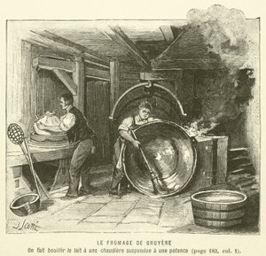 De Gruyere Kaas door French School