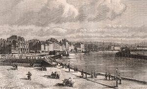 Le Havre - Normandië - gravure in 