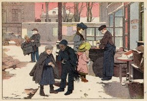 Le Marchand De Marrons door French School