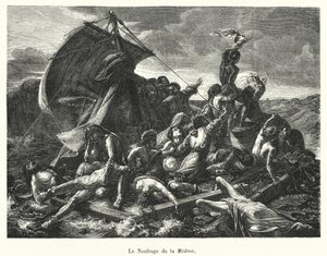 Het wrak van de Medusa door French School