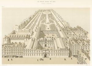 Le Palais Royal en 1679, naar La Boissiere door French School