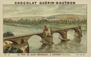 De Brug van Saint-Benezech, in Avignon, Vaucluse