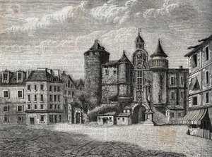 Le Vieux Paris - le Grand Chatelet - Gravure in 