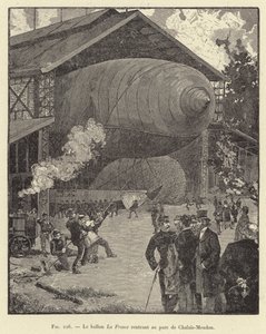 De ballon La France keert terug naar het park van Chalais-Meudon door French School