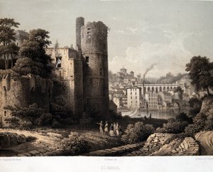 Le château de Clisson - Lithografie