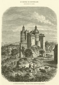 Het kasteel van Montbéliard door French School