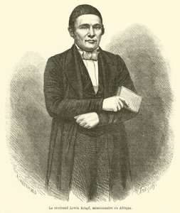 De eerwaarde Lewis Krapf, missionaris in Afrika door French School