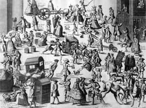 Les Embarras de Paris, ca. 1720