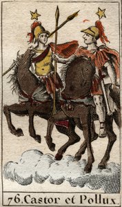 De Dioscuren Castor en Pollux. Uit 