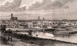 Limoges - Haute-Vienne - gravure in 
