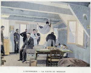 De ziekenboeg - Het bezoek van de dokter - in 