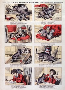 Kleine katten - Epinal afbeelding