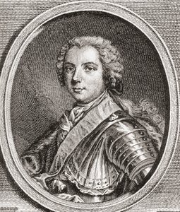 Louis, Dauphin van Frankrijk, 1729-1765. Enige overlevende zoon van Koning Lodewijk XV. Uit Les Heures Libres gepubliceerd 1908.