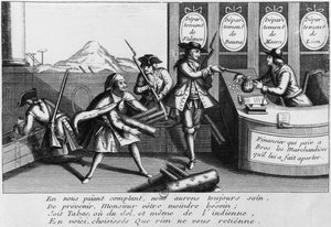 Louis Mandrin (1724-55) Aanval door French School