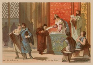 Lodewijk VI van Frankrijk, genaamd de Dikke (1081-1137) door French School