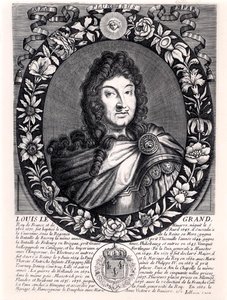 Lodewijk XIV (1638-1715) Koning van Frankrijk, ca. 1680 door French School