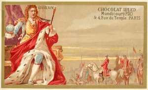 Lodewijk XIV van Frankrijk door French School