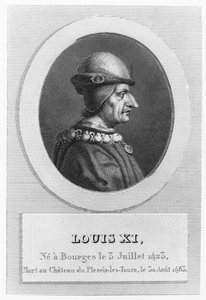 Lodewijk XI, Koning van Frankrijk (gravure)