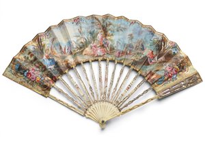 Louis XVI periode waaier, laatste kwart 18e eeuw