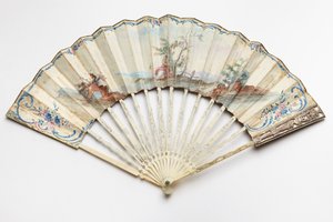 Louis XVI periode waaier, laatste kwart 18e eeuw