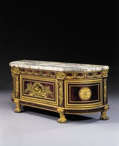Louis XVI stijl commode a vantaux, ca. 1880 door French School