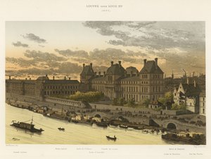 Louvre onder Lodewijk XIV, 1663