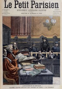 De vergiftigster van Saint-Clair: Rachel Galtier voor de Gers - in Le Petit Journal van 13/11/1904 (gravure) door French School