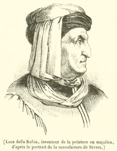 Luca della Robia, uitvinder van de majolica schilderkunst door French School