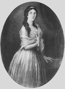 Lucile de Chateaubriand op 25-jarige leeftijd (litho)