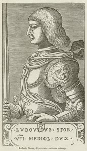 Ludovico Sforza door French School