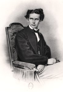 Ludwig II (1845-86) van Beieren, ca. 1870