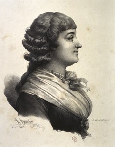 Madame Roland (Marie-Jeanne Roland de la Platière) door French School