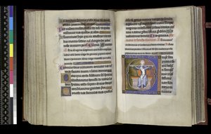 MS 300 f.197v-198r, Smeekbede aan de Drie-eenheid, uit de Psalter en Getijden van Isabella van Frankrijk, Parijs, ca. 1265-70
