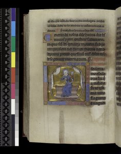 Hooglied, uit de Psalter en Getijden van Isabella van Frankrijk, Parijs, ca. 1265-70 door French School