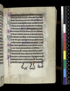 MS 300 f.68r, folio uit het Psalter en de Getijden van Isabella van Frankrijk, Parijs, c.1265-70
