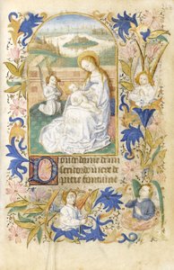 De Aanbidding (1464) door French School