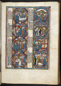 Miniaturen uit Bible moralisée