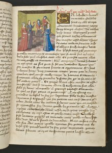 Pagina uit Cent Nouvelles Nouvelles, c.1461-62
