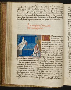 Pagina uit Cent Nouvelles Nouvelles, c.1461-62 door French School