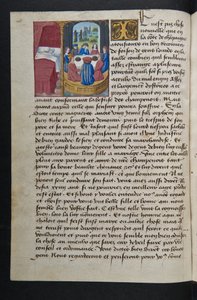 Pagina uit Cent Nouvelles Nouvelles, c.1461-62 door French School
